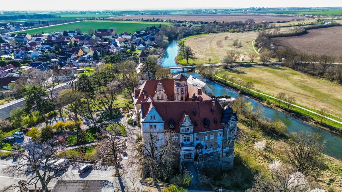 Schloss Hohenerxleben, von Osten gesehen