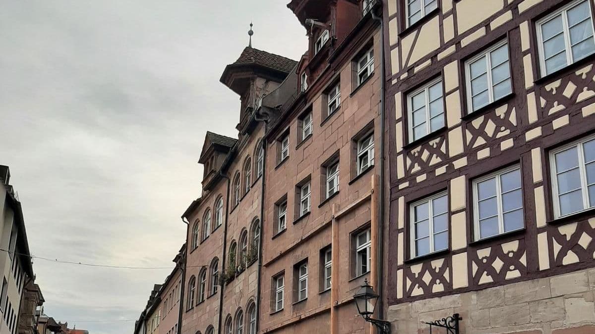 Fassaden in der Oberen Wörthstraße Nürnberg