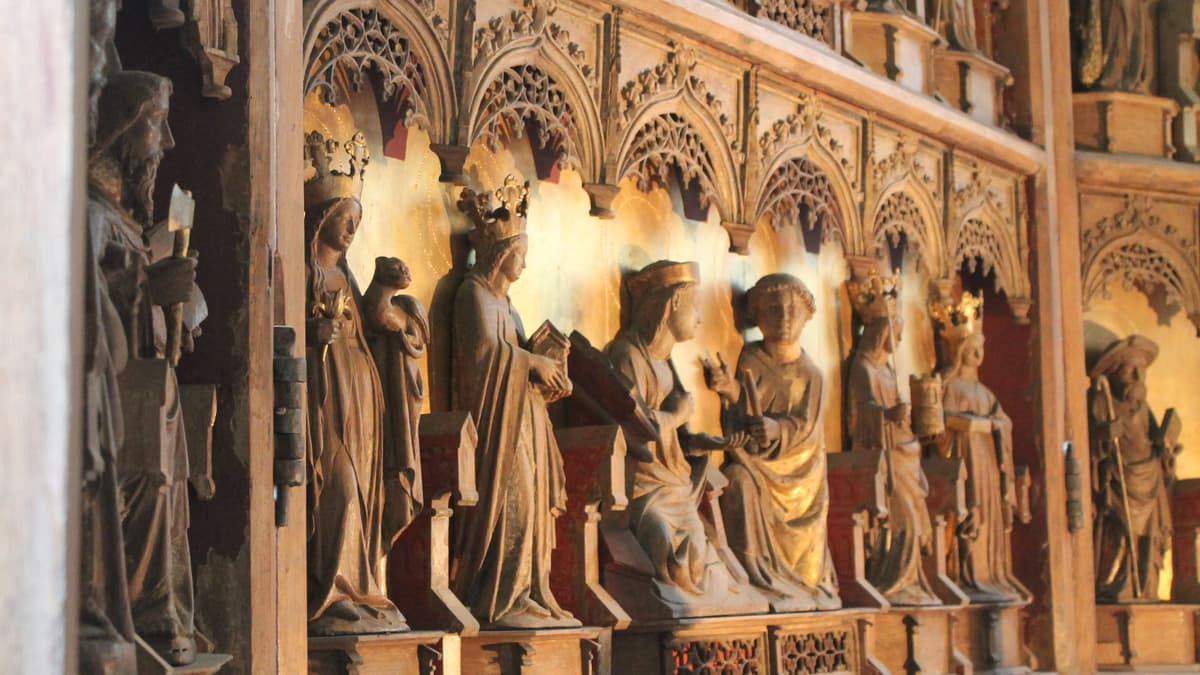 Detail Gotischer Flügelaltar