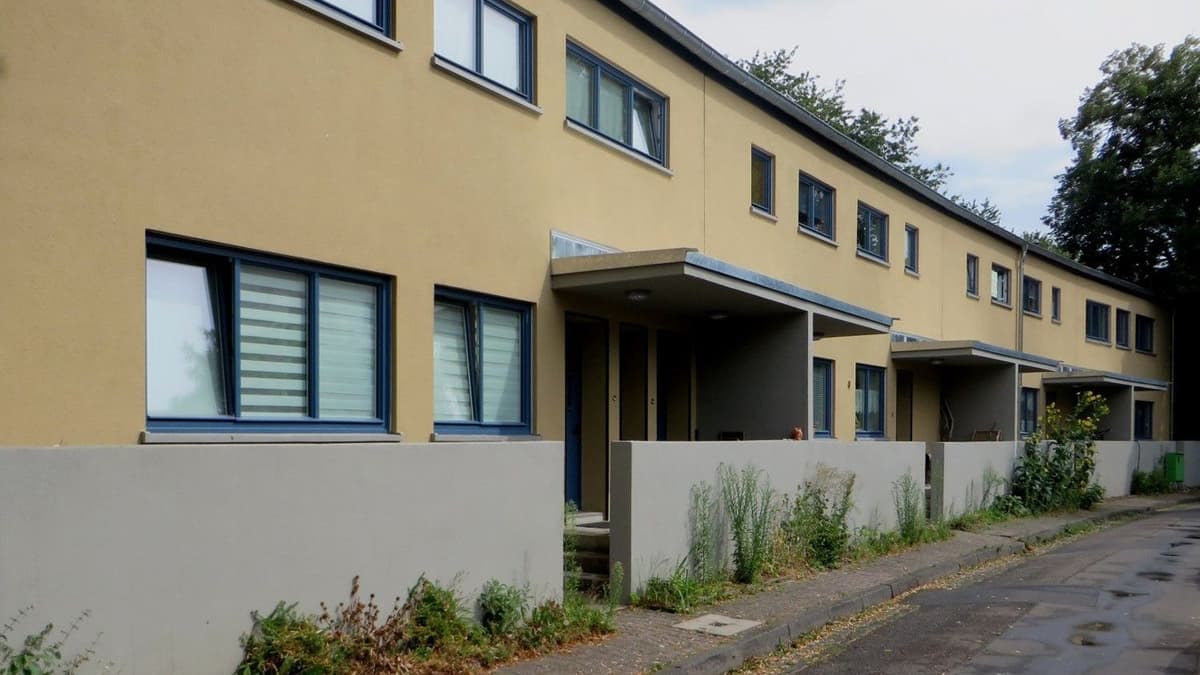 Häuserzeile in der Römerstadt