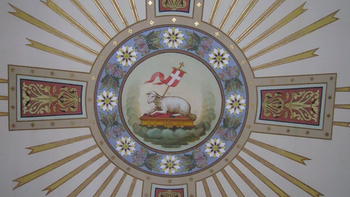 St. Romanus, Altvogtsburg - Deckenbild Langhaus