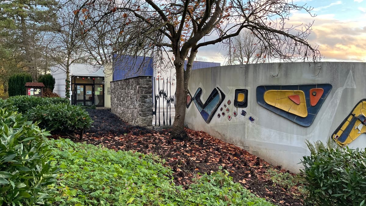 Eingangsbereich des ehem. Parkcafés