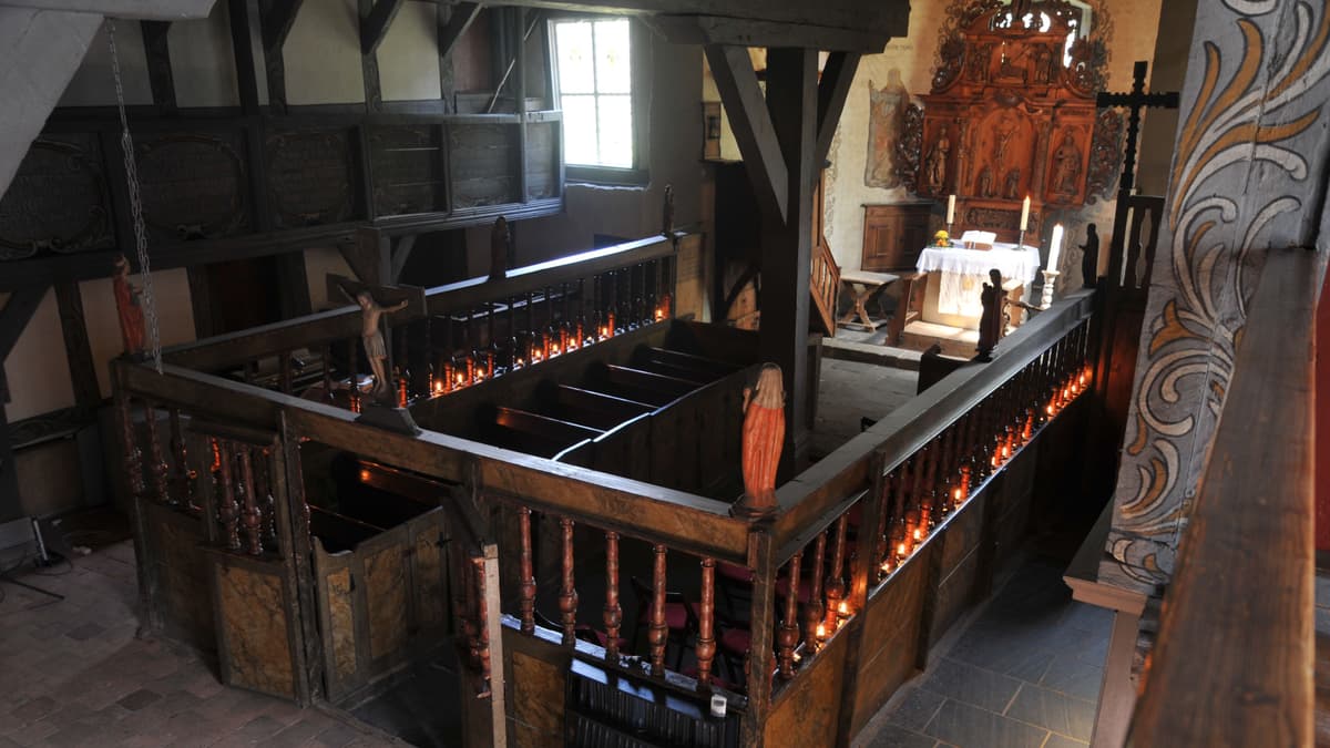 Innenraum des St. Annenhauses