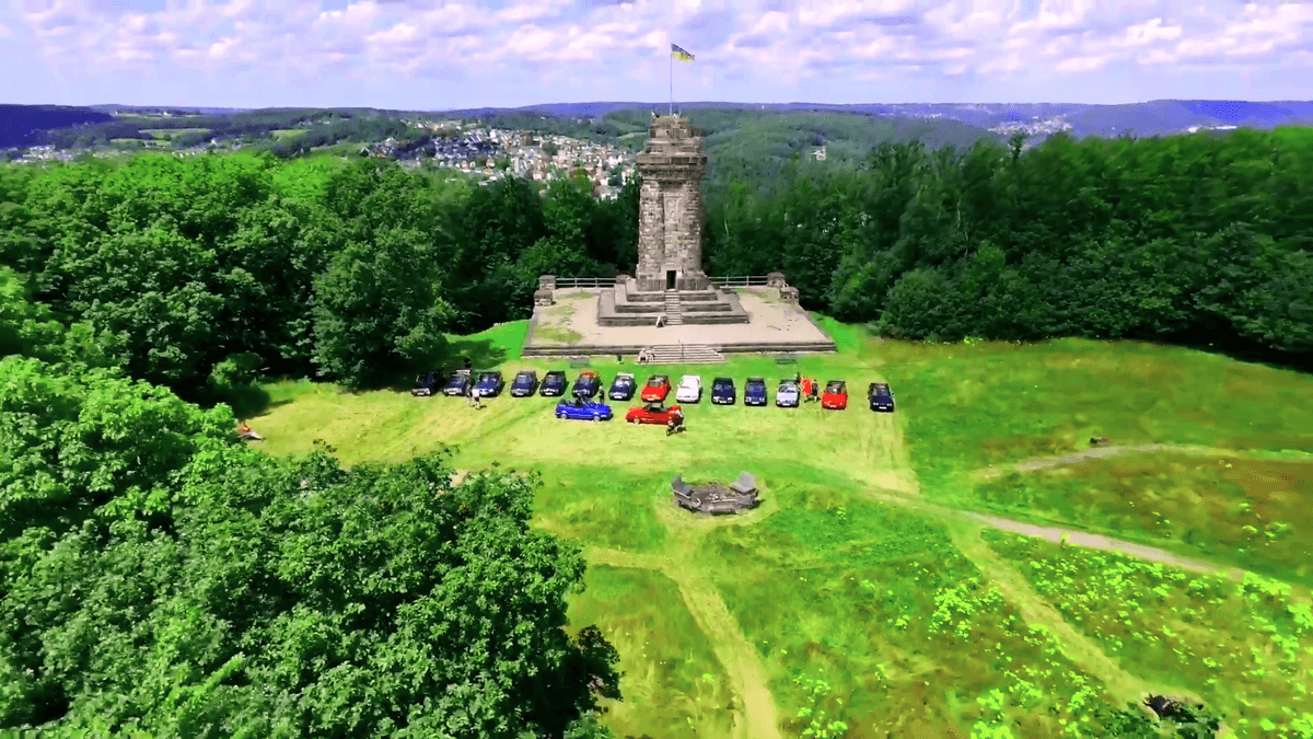Cabrio-Treffen am Bismarckturm Hagen