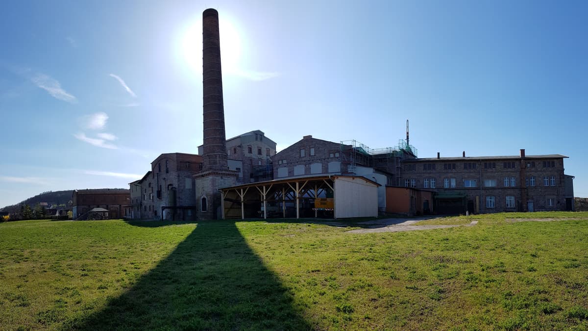 Zuckerfabrik Oldisleben Hinteransicht