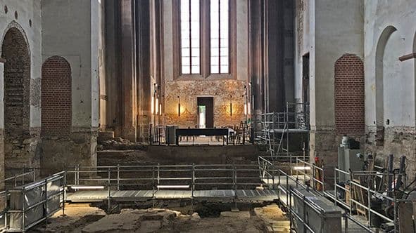 Der Alte Dom St. Johannis ist seit vielen Jahren Ort von Ausgrabungen