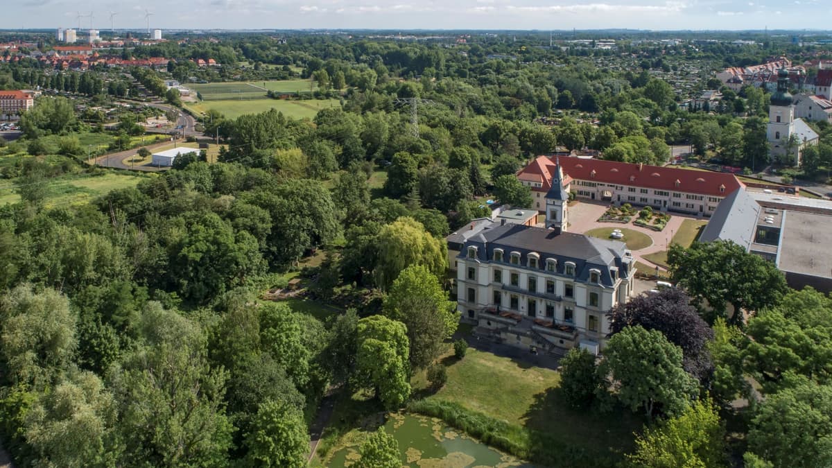 Schloss Schönefeld Rückansicht