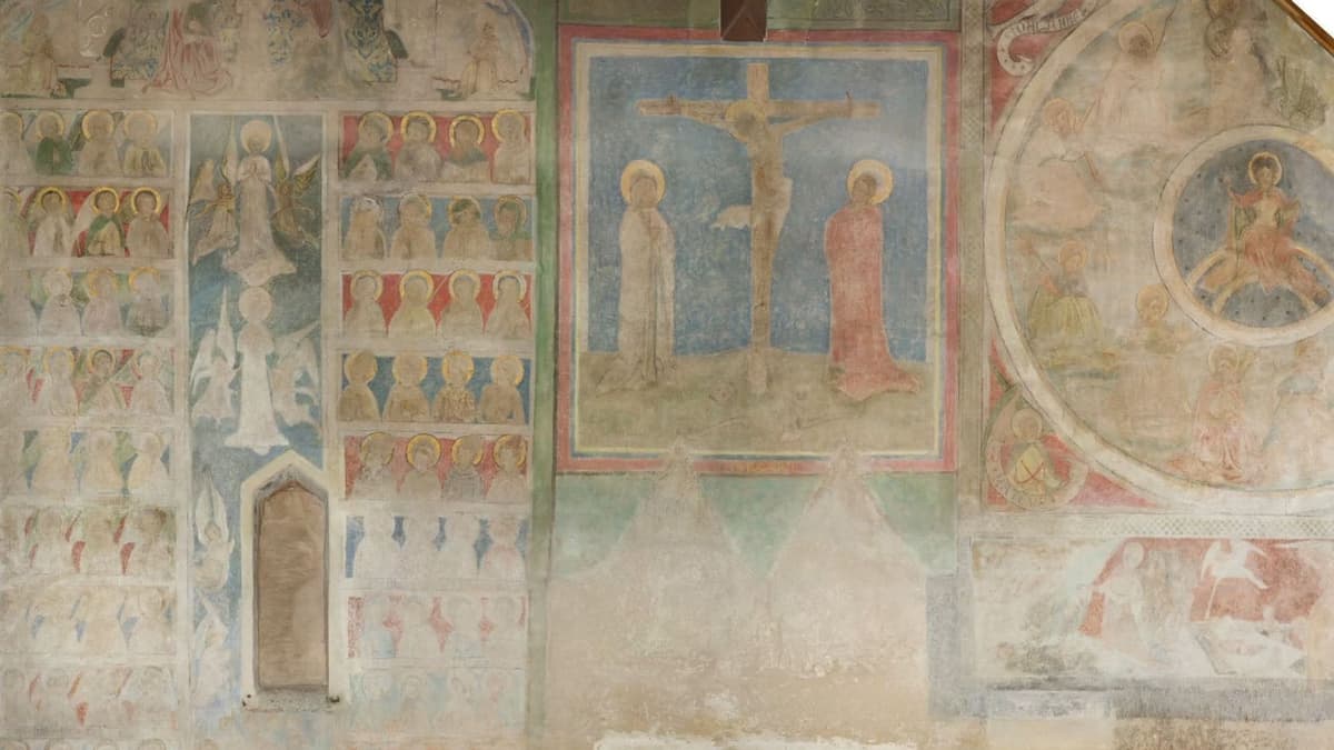Wandgemälde im Stadtarchiv