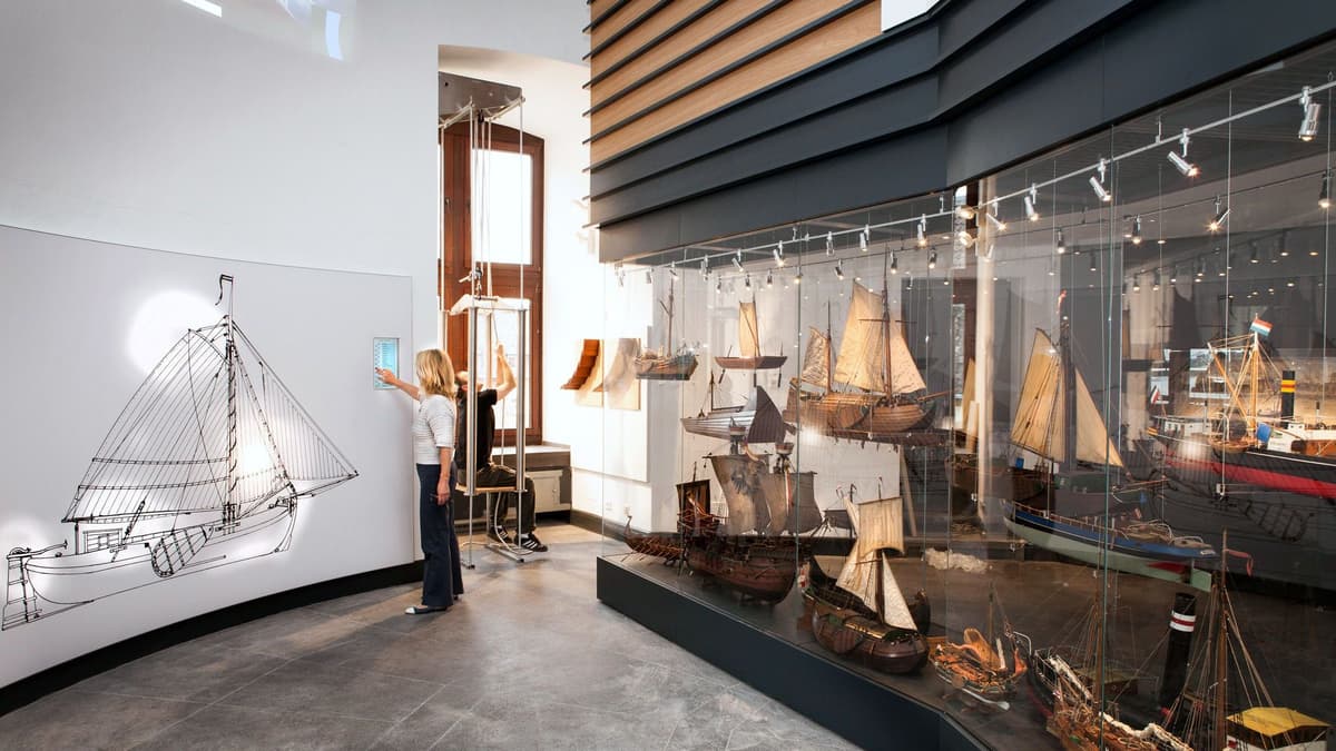Dauerausstellung zur "Schifffahrt auf dem Rhein"