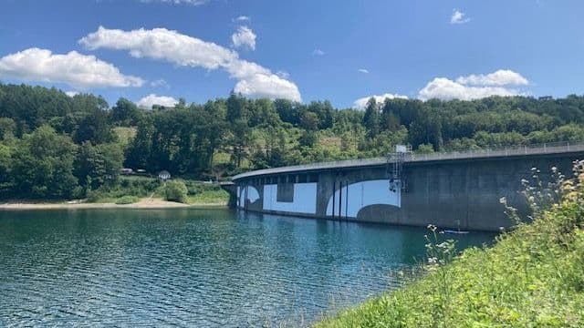 Sperrmauer Wasserseite