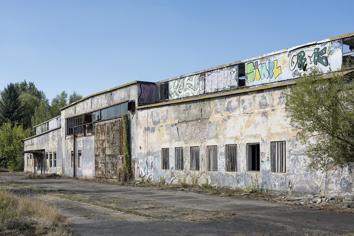 Außenansicht denkmalgeschützte Halle