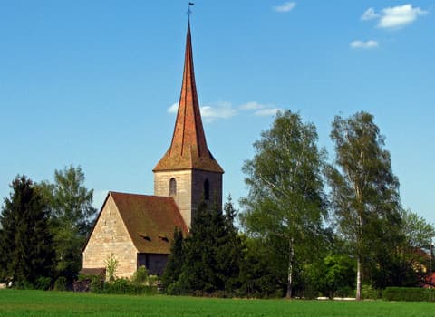 Allerheiligenkirche von Westen