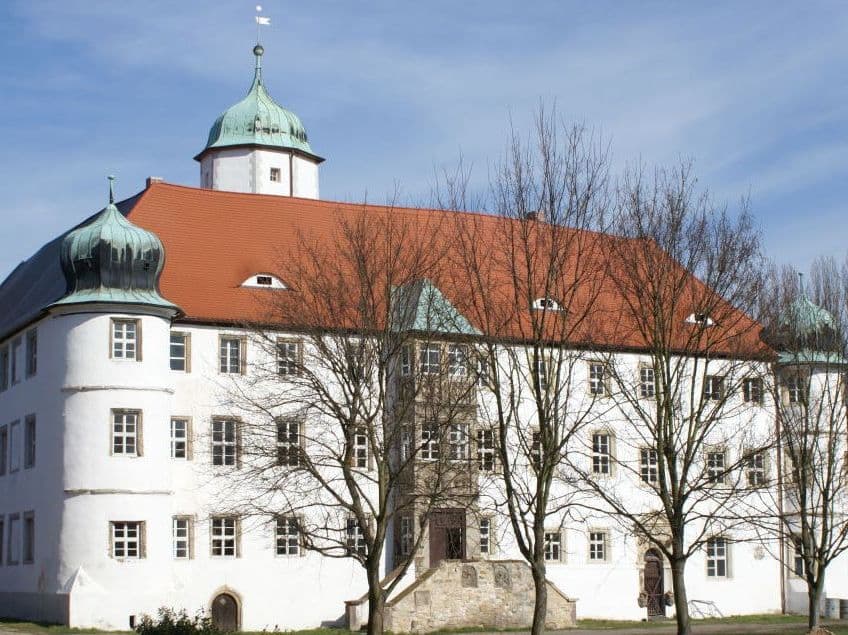Westfassade Schloss Frankleben