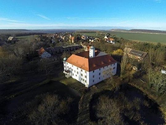 Schloss Frankleben Luftbild