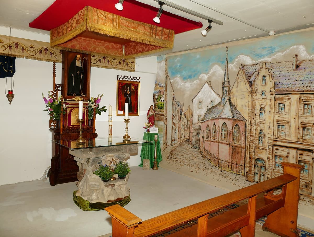 Der neue Altarraum der Gertrudiskapelle im Frauenmuseum