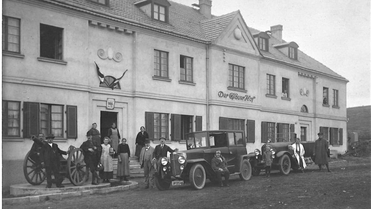 Der Glauer Hof ca. 1922.