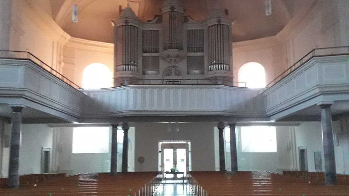 Evangelische Stadtkirche Orgelempore