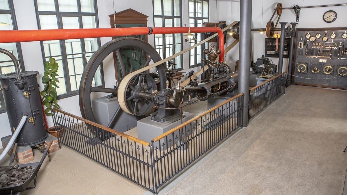 Dampfmaschine, Baujahr 1896