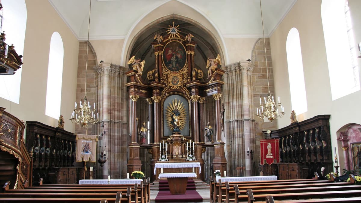 Ansicht zum Hochaltar