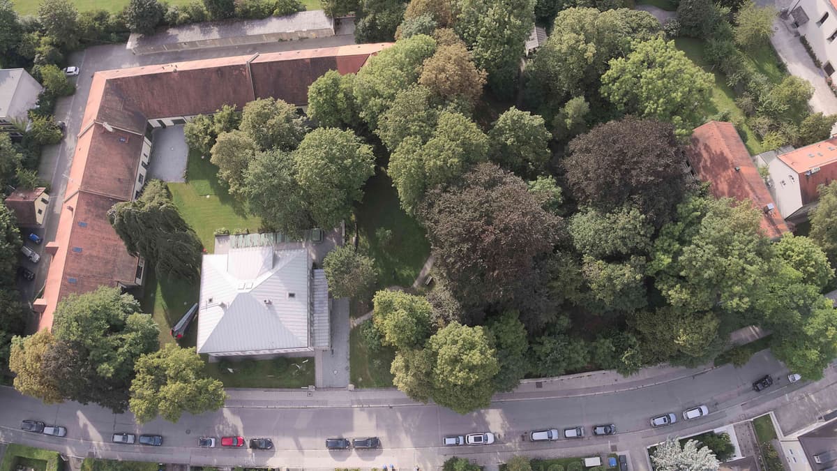 Luftbild Mohr-Villa Gelände