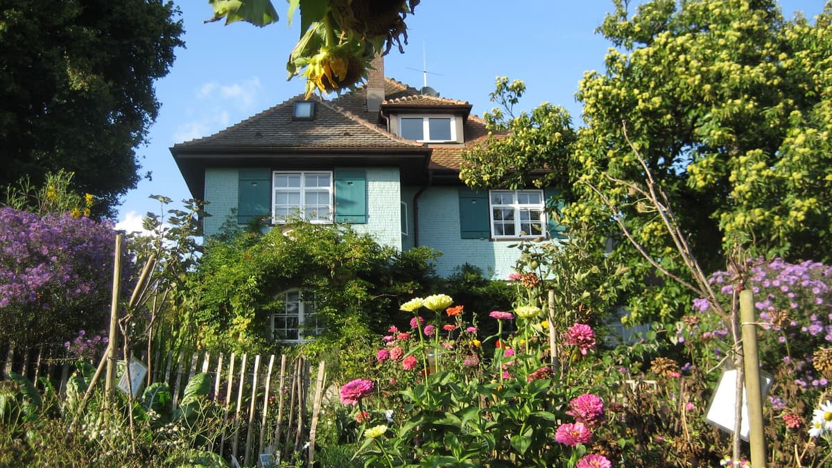 Südseite Hesse Haus im Sommer