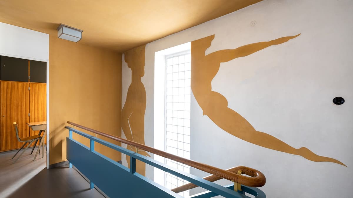 Haus Rabe - Wandmalerei Oskar Schlemmer