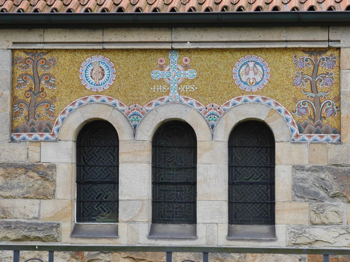 Mosaik Trinität