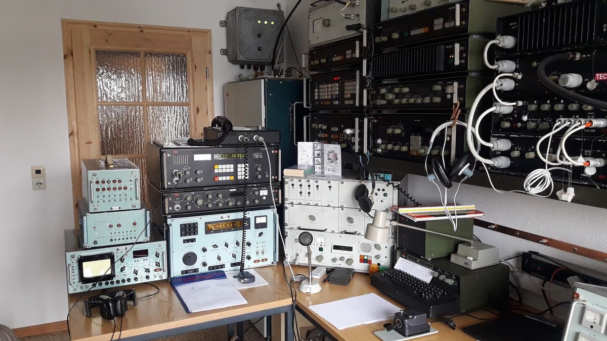 Amateurfunk-Station mit RFT-Technik - betriebsbereit