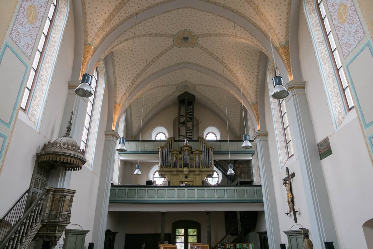 Blick zur Kohlhaas-Orgel