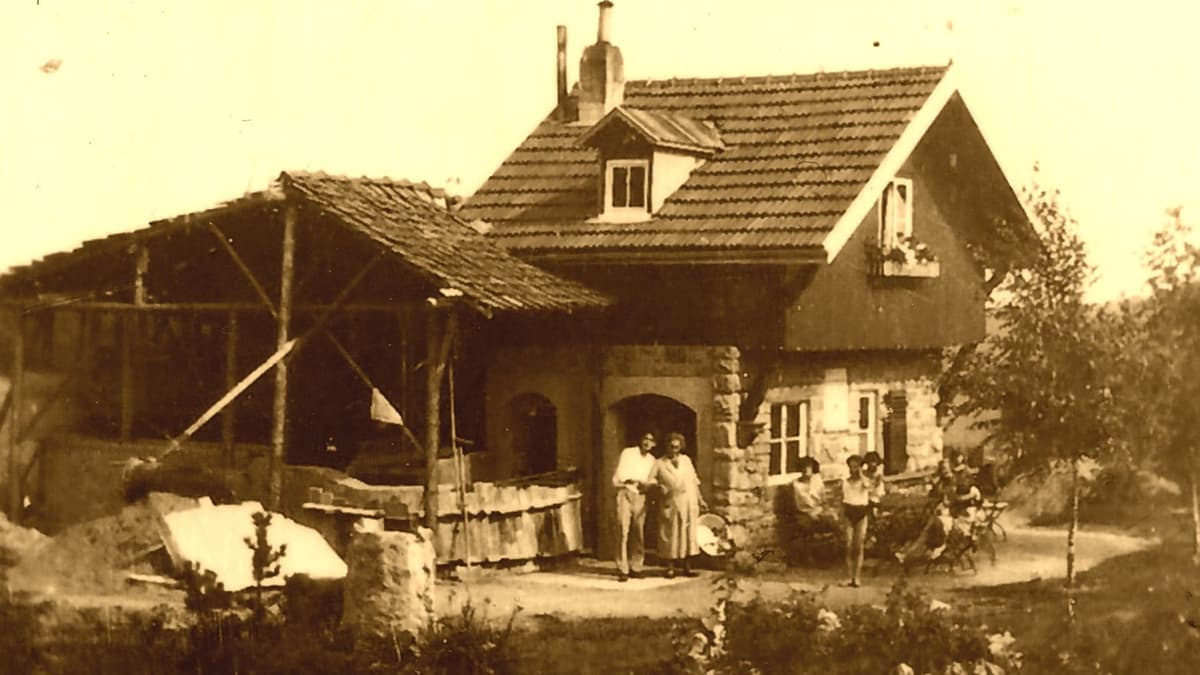 Baubeginn Anbau 1932