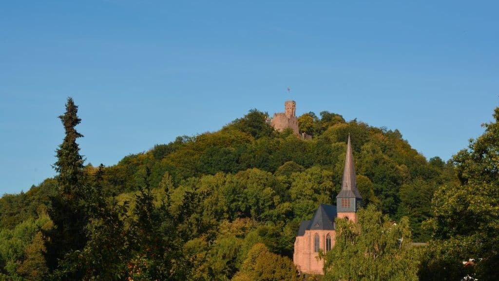 Burg Hohenecken auf dem Schlossberg