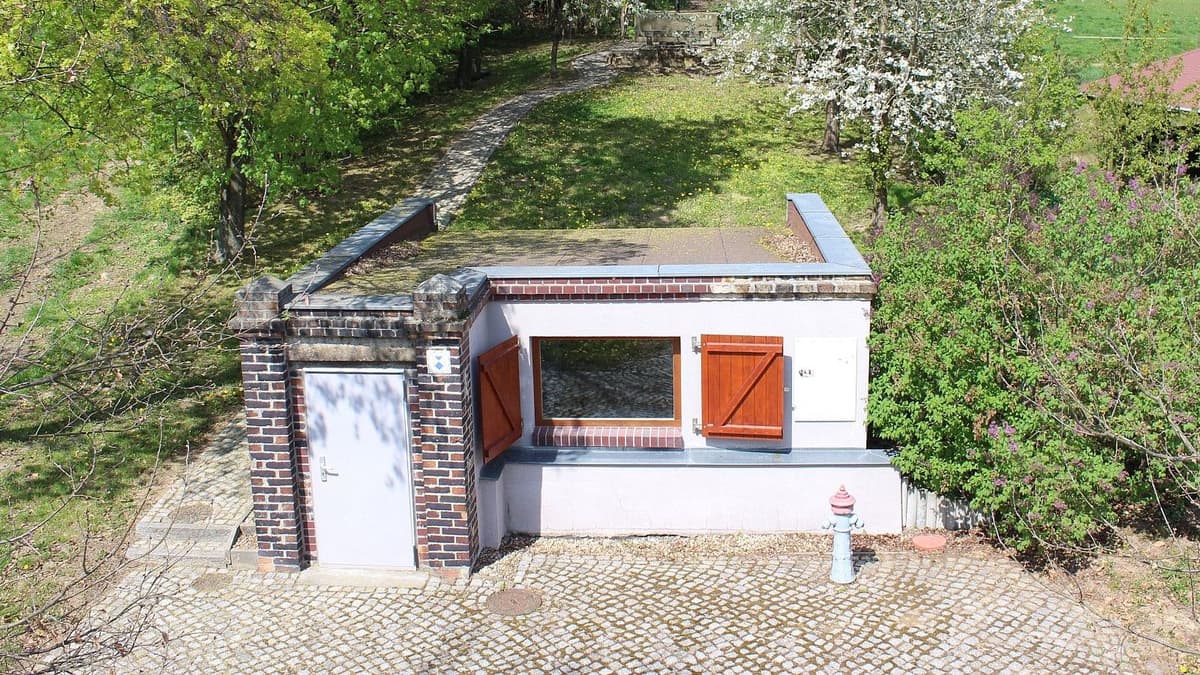 Hydraulischer Widder Kamenz, Außenansicht