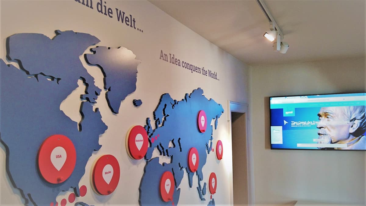 "Eine Idde geht um die Welt" Innenansicht Deutsches Genossenschaftsmuseum