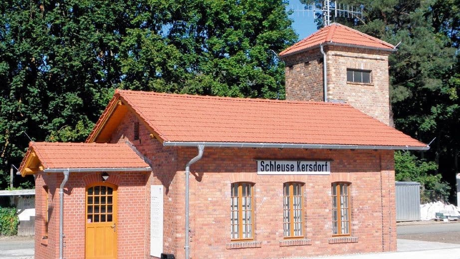 Schleuse Kersdorf, Infozentrum zur Geschichte des Oder-Spree-Kanals