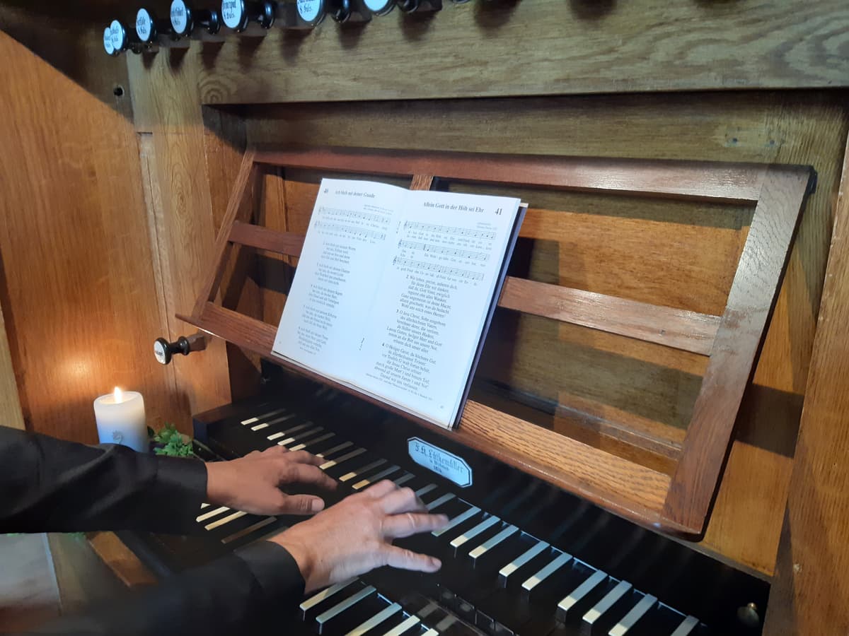 Detail Lütkemüller- Orgel 1876