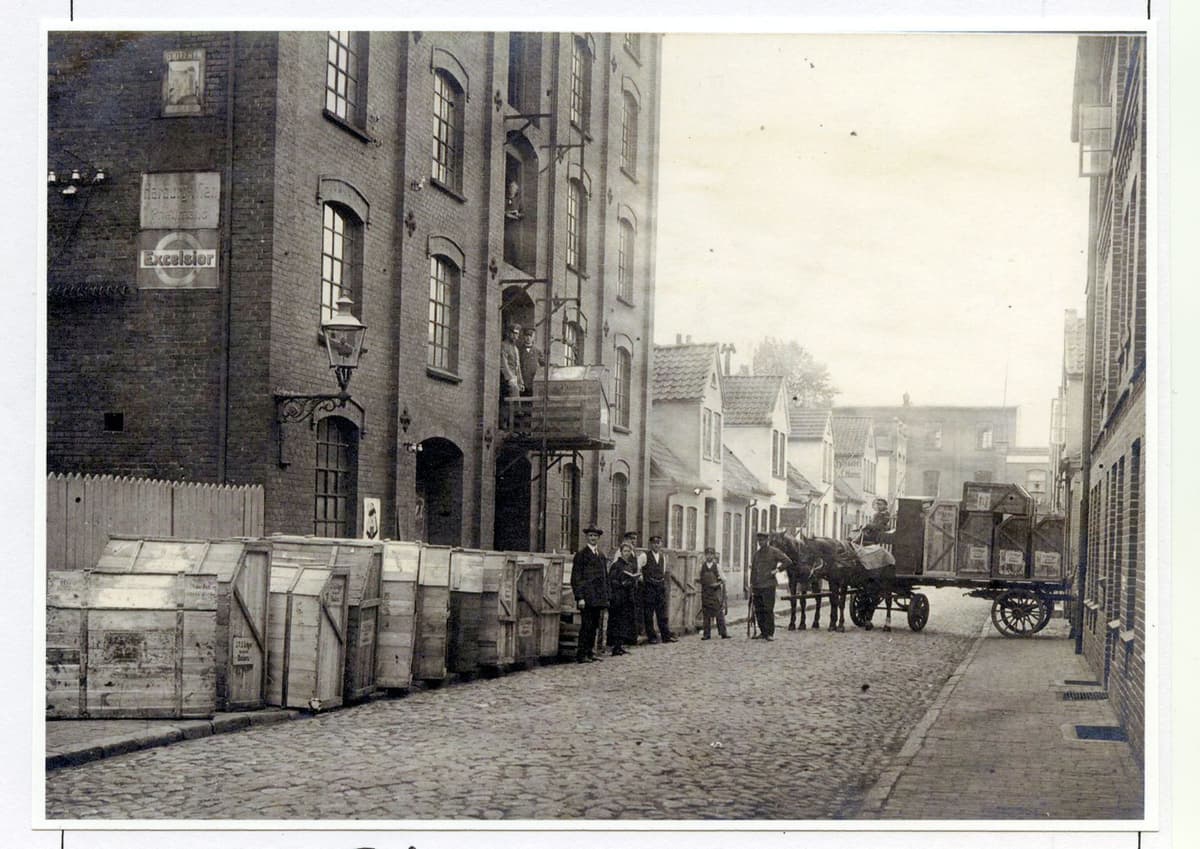 Historische Ansicht des Industriemuseums Elmshorn