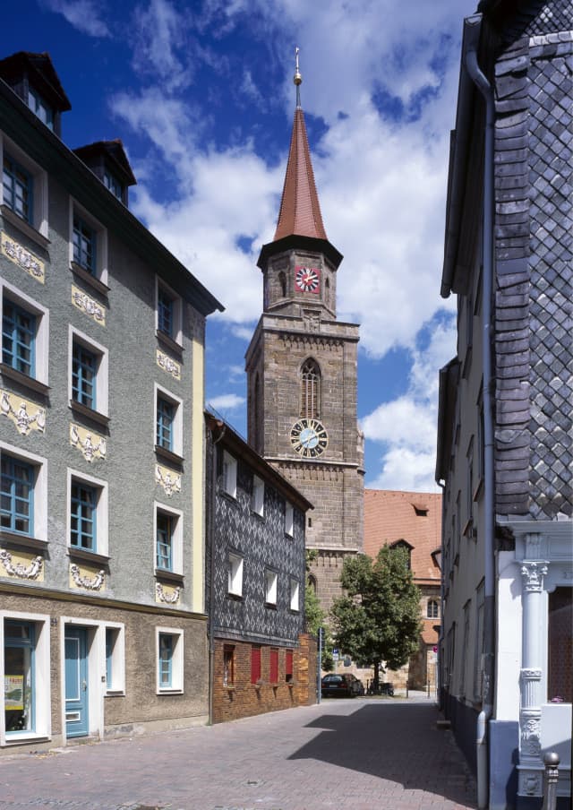 St. Michael Fürth von der Gustavstraße aus