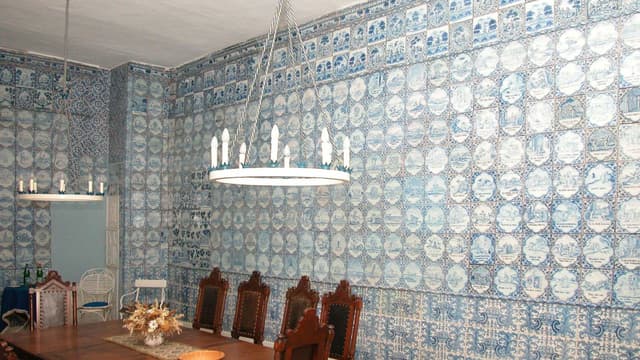 Fliesenzimmer im Schloss Wrisbergholzen