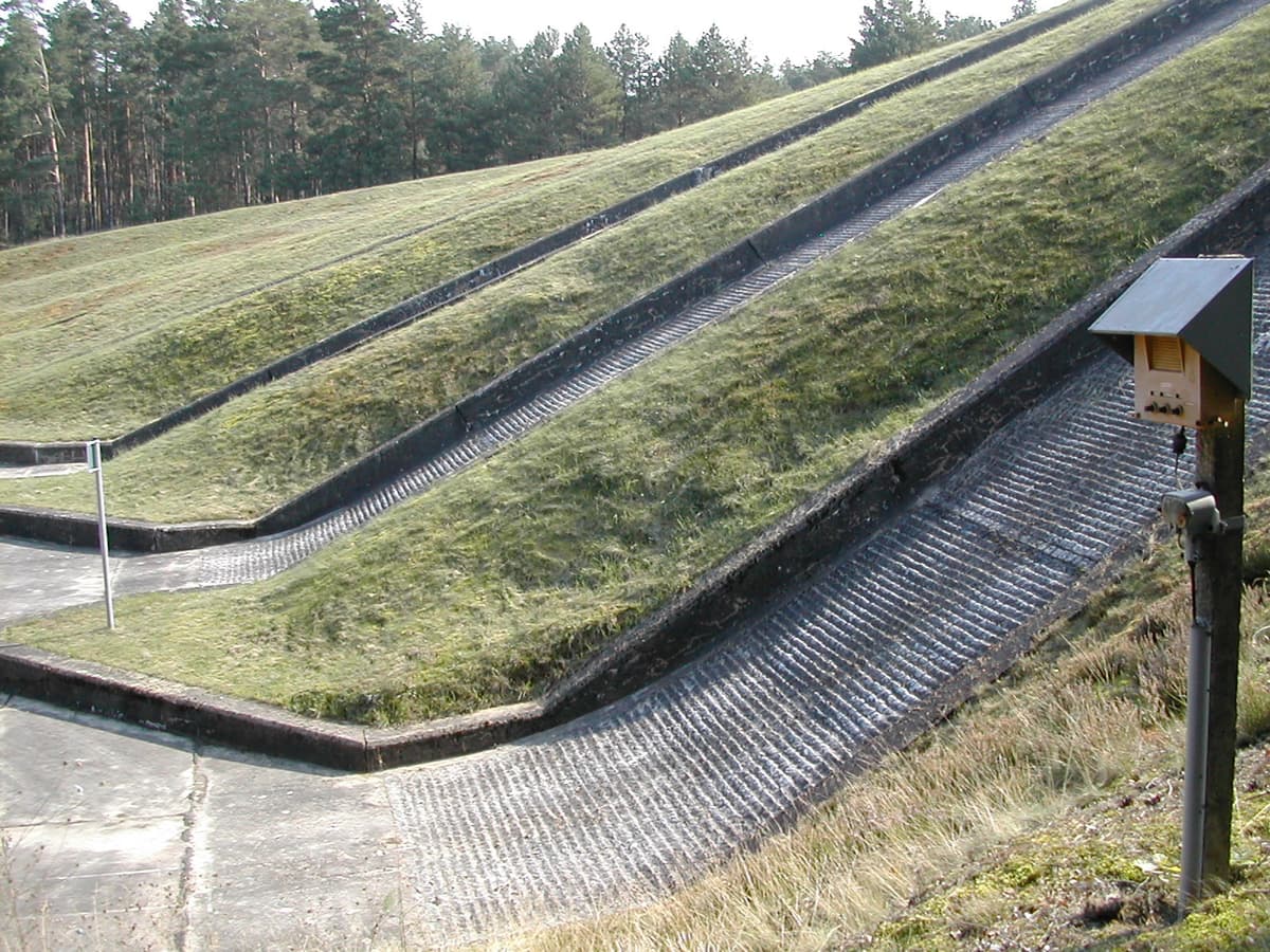 Teilansicht der Steigungsbahnen