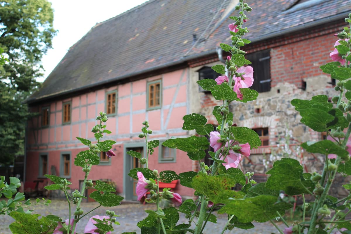Wohnhaus vom Hof gesehen