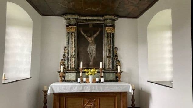 Kapelle mit Deckenmalerei