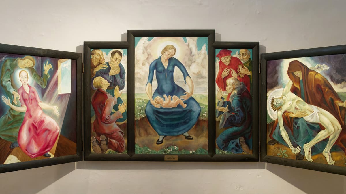 Großer Marienaltar von Max Kahlke von 1927