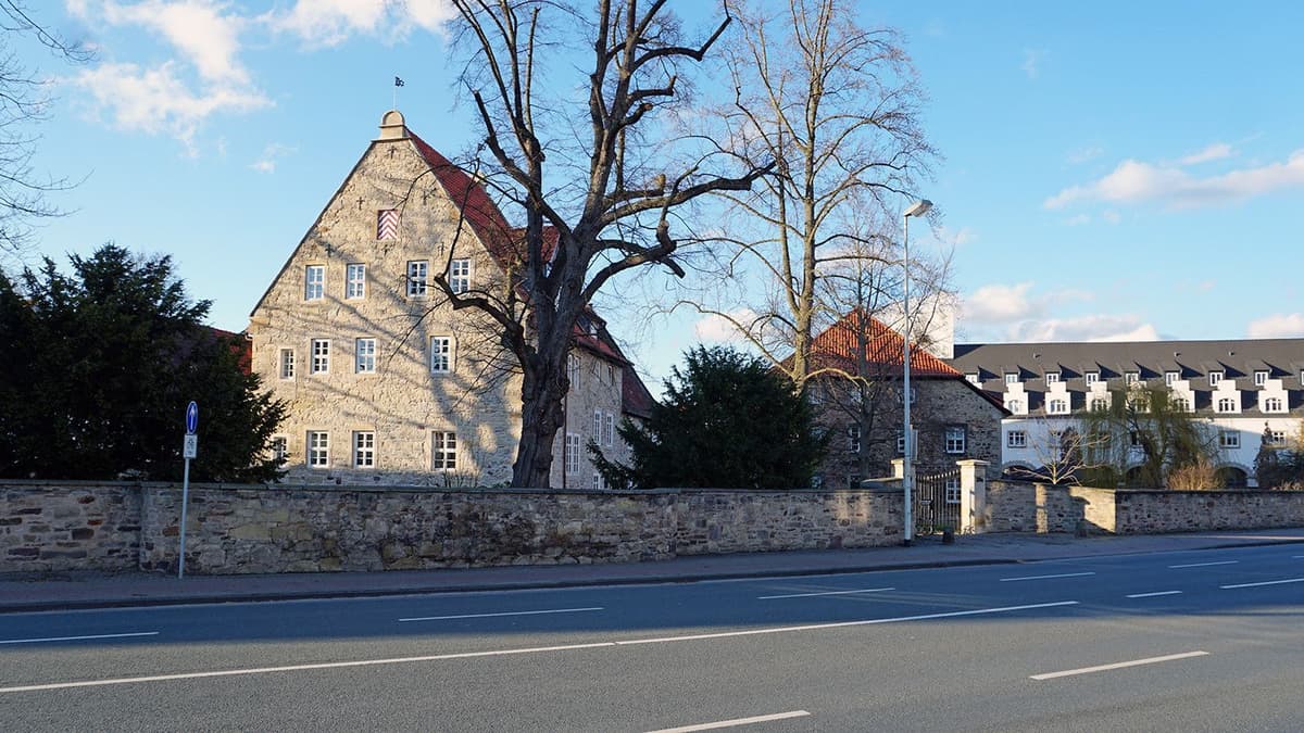 Redenhof Hameln, Castrum, Ansicht von Süden
