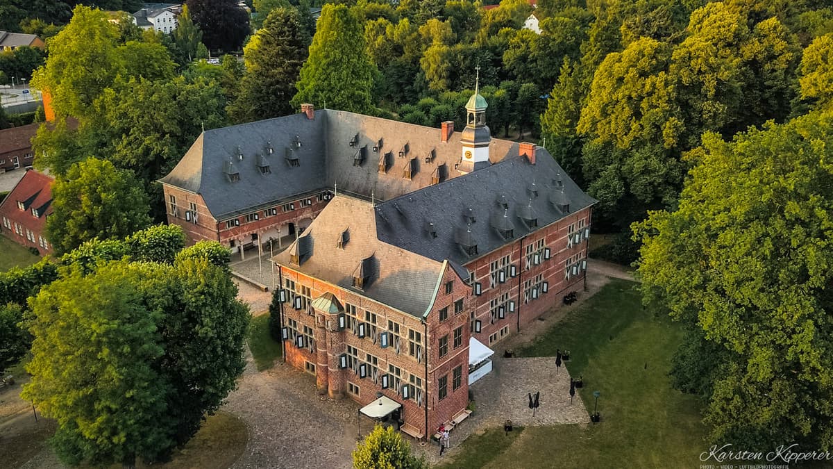 Luftbild Schloss Reinbek