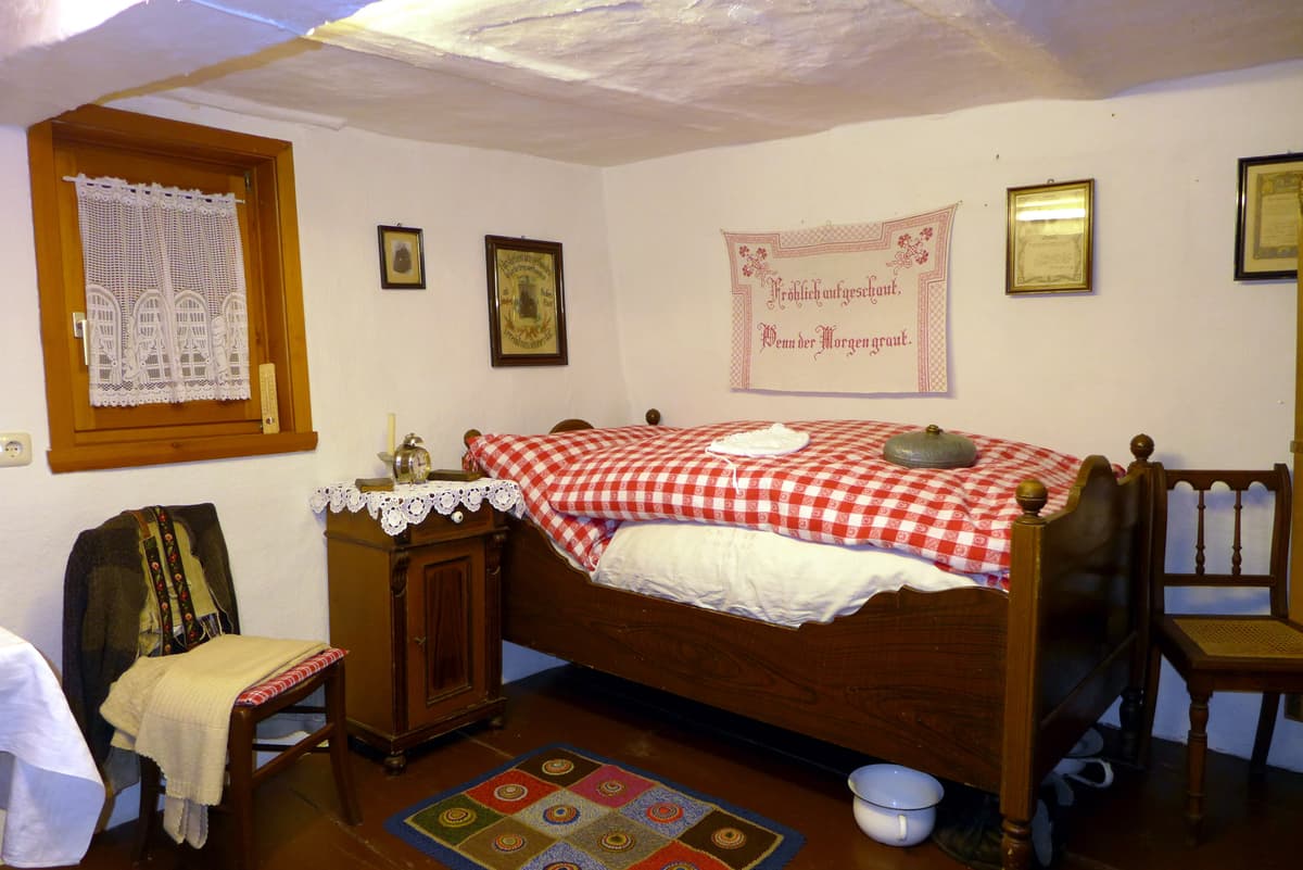 Schlafstube im Hirtenhaus
