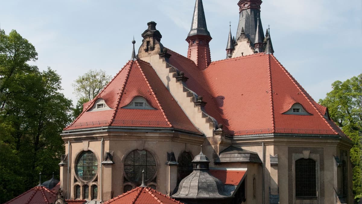 Auferstehungskirche Dresden-Plauen von Osten