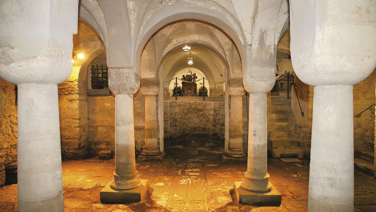 Krypta neben der Markgrafengruft in St. Gumbertus Ansbach