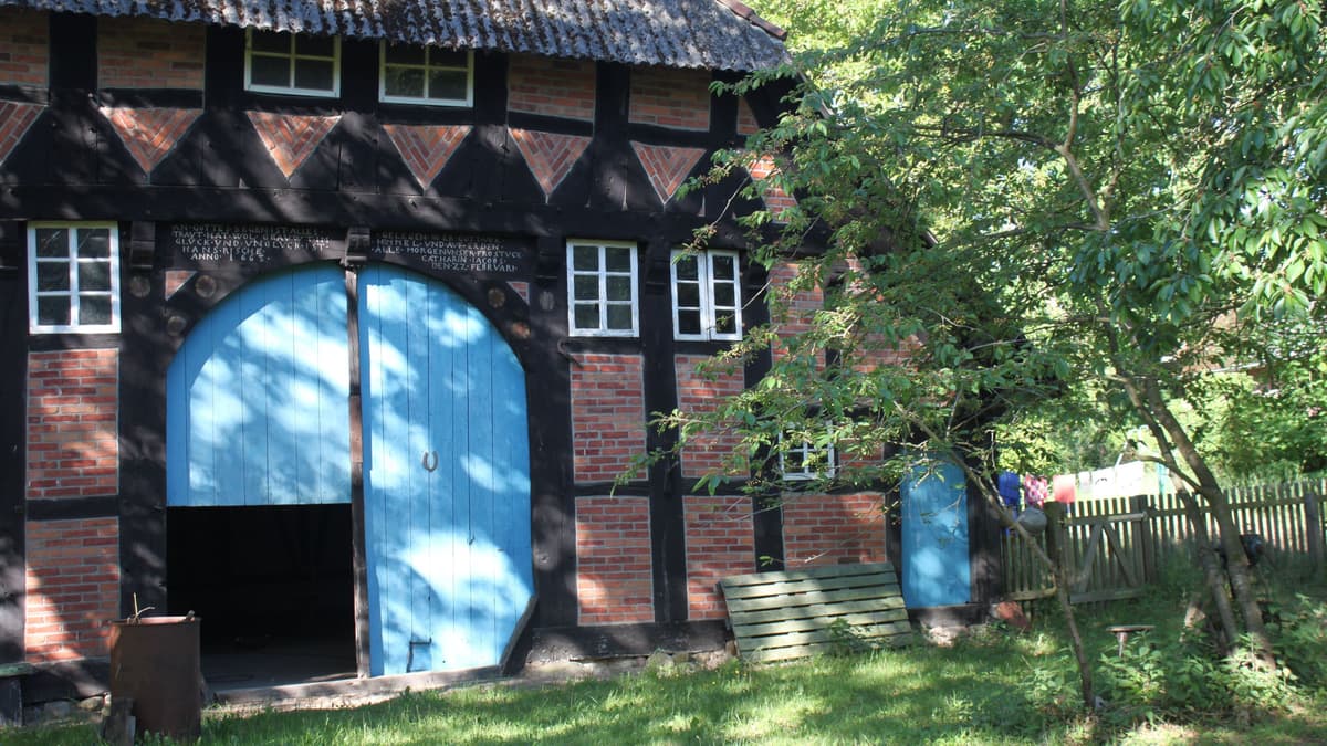 Bauernhaus von 1665 Dieleneinfahrt