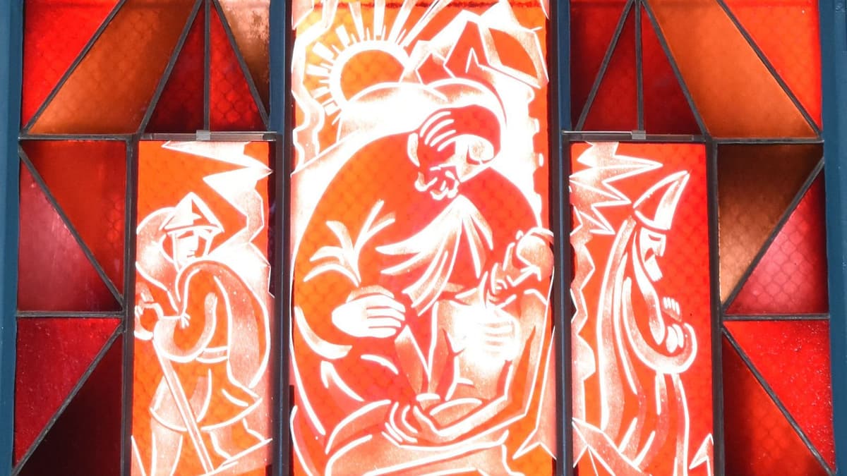 Fenster „Der barmherzige Samariter“