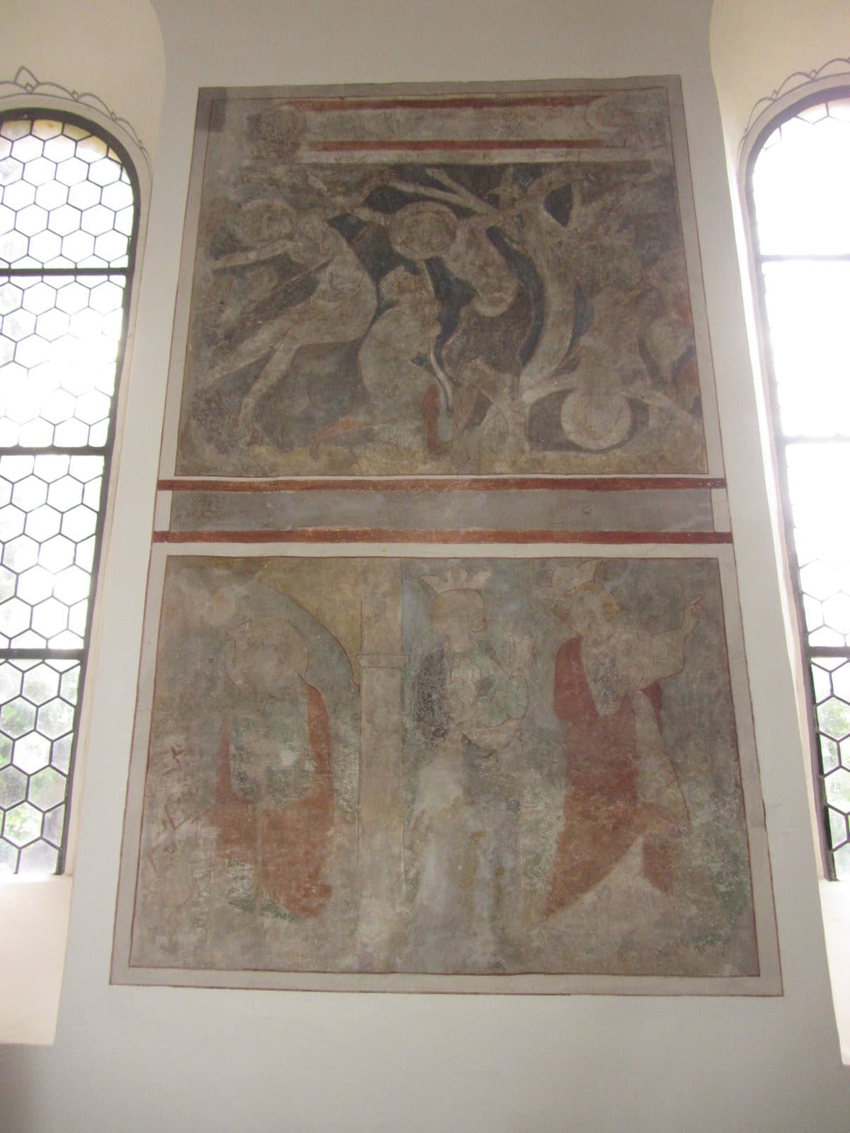 Fresko im Innenraum der Kirche